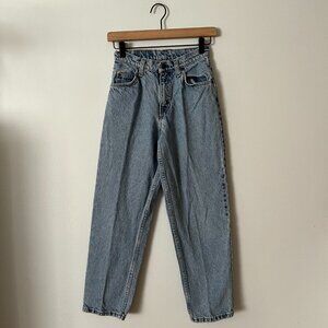 Vintage 1992 Levi's 560 Orange Tab Loose Fit Jeans Kid's Size 14 USA Made